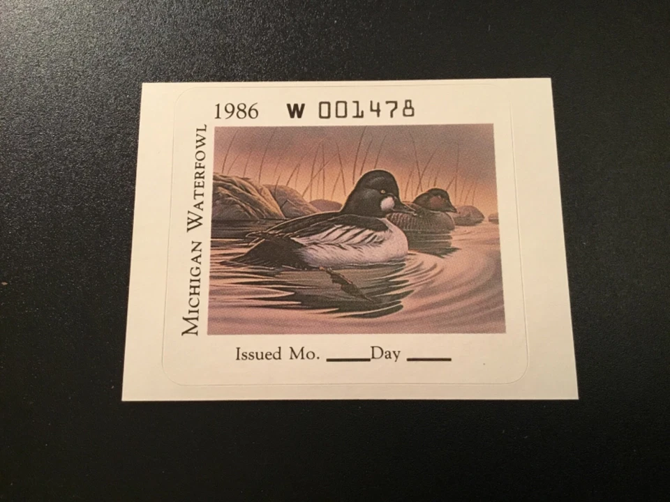 ICOLLECTZONE US 1986 Michigan #11 XF NH  - Image 1 of 1