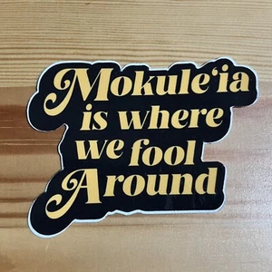 Tante Genua Keawe Hawaii Musik Vinyl Aufkleber gestanzt Mokule’ia Aloha Ukulele - Bild 1 von 2