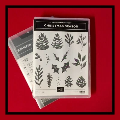 Stampin' Up! CHRISTMAS SEASON Stamp Set  & SEASONAL LABELS Dies ***NEW*** #424 - Image 1 of 4