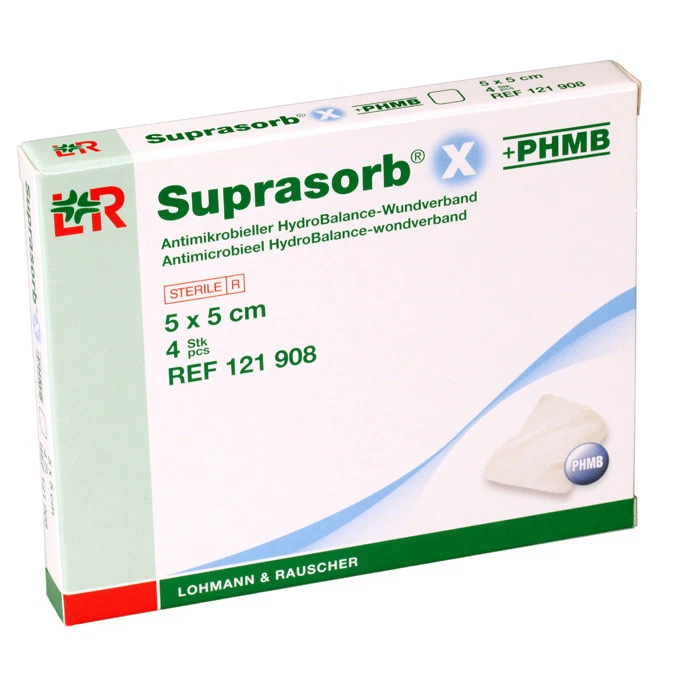 Suprasorb x + PHMB Non Infected Wounds Dressing 5cm x 5cm - Image 1 of 1