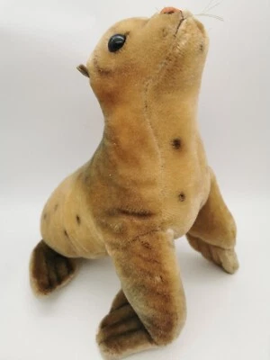 Steiff Robbe I Seehund ⭐️ Altes Steifftier 28 x 21 cm ⭐️ Antik I Selten ohne KFS - Bild 1 von 4
