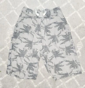 The Children's Place Boys Short Size 12 Grey Palms Inner Adjustable Waist  - Picture 1 of 4