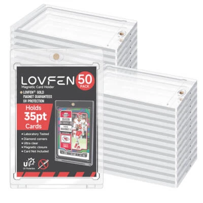 50 Pack Magnetic One Touch Card Holder For 35PT Pokemon Yu-Gi-Oh! Trading Cards - Bild 1 von 4