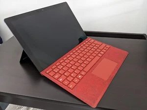 Surface Pro 7 i5/8GB/256GB Rot Red Tastatur Keyboard BELGISCH AZERTY - 215 Zyklen - Bild 1 von 15