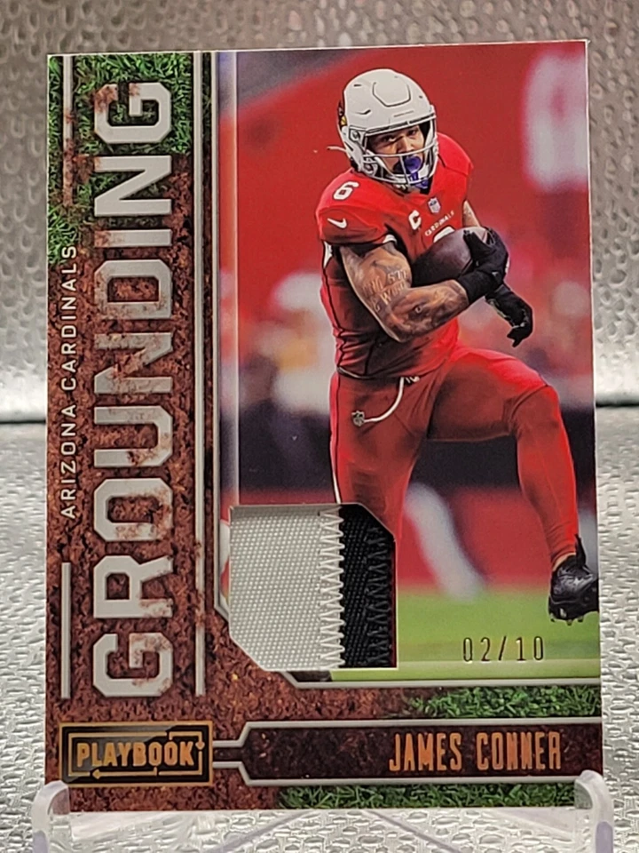JAMES CONNER 2022 PLAYBOOK FOOTBALL GROUNDING PATCH PRIME /10 🔥 🔥  - Image 1 of 3