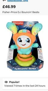 Fisher Price DJ Bouncin' Beats Musical Toy - Picture 1 of 5