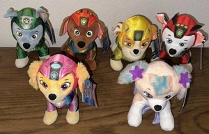 Juego de 6 cachorros de peluche Paw Patrol AQUA PUPS 8" pulgadas - Imagen 1 de 9