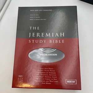 The Jeremia Study Bible NKJV (Charcoal LeatherLuxe) With Box - Bild 1 von 12