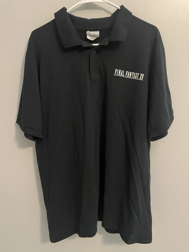 Final Fantasy XV (15) Men’s Polo Shirt Size XL - Image 1 of 4