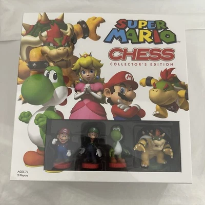 Super Mario Chess Collector’s Edition Game 2010 USAopoly New Sealed Nintendo - Image 1 of 2