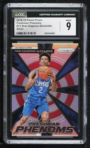 2018 Prizm Freshman Phenoms Silver Shai Gilgeous-Alexander CGC 9 Mint Rookie RC - Picture 1 of 4