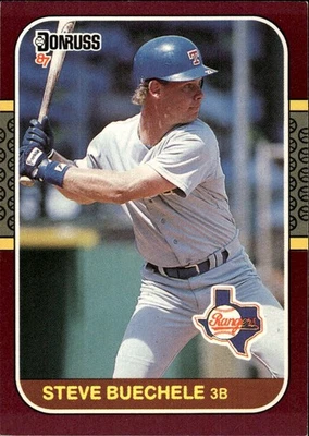 1987 Donruss Opening Day #179 Steve Buechele [GOATCARDS] - Image 1 of 2