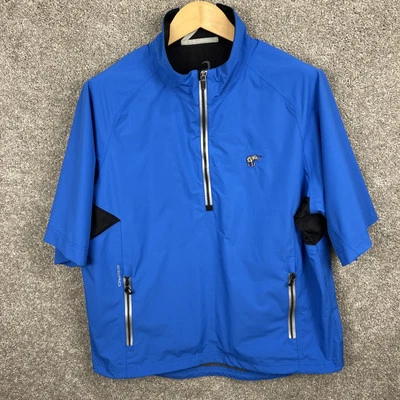 Zero Restriction Short Sleeve Windbreaker Pullover Blue Men’s Large - Image 1 of 4