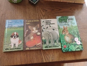 1983 4  I Am A Little Cat, Dog, Rabbit And Elephant Books Excellent Shape Hardco - Bild 1 von 9