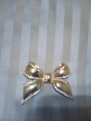 Gold filled pendant accented with diamonds and a secure closure on the back. - Image 1 of 4