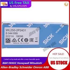 New SICK WL250-2P2431 6044699 WL2502P2431 Photoelectric Sensor Switch Replace - Picture 1 of 7