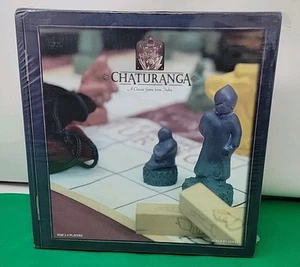 Chaturanga Chess Game From India in Wooden Box Bookshelf Edition NEW & SEALED - Picture 1 of 4