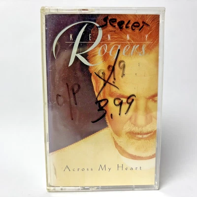 Kenny Rogers - Across My Heart - 1997 Cassette - Mint, SEALED - Image 1 of 3