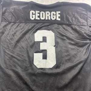 Vintage Jeff George #3 Oakland Raiders NFL Reebok Reversible Jersey Size 52 XXL - Picture 1 of 8