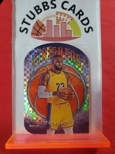 2024-25 Finest LeBron James Finishers X-Fractor #F-2 Lakers - Imagen 1 de 2