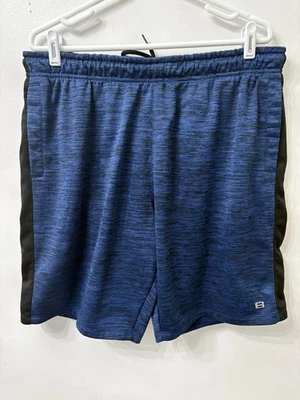 Men's Shorts Size XL Layer 8 Lightweight Elastic Waist 36 Pockets Blue Black - Image 1 of 4