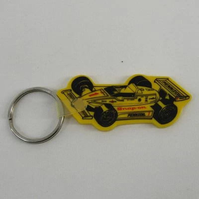 Snap-on Tools & Pennzoil Rubber Keychain #4 Rick Mears Automotive & Advertising - Image 1 of 4