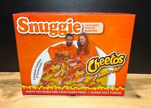 New Snuggie Cheetos Flamin' Hot The Blanket That Has Sleeves One Size Fits Most 
