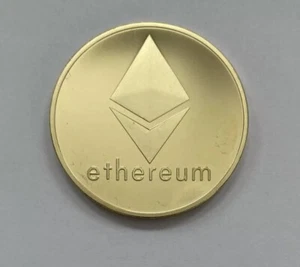 Ethereum ETH Münze Medaille Sammelmünze mining in Kapsel - Picture 1 of 2