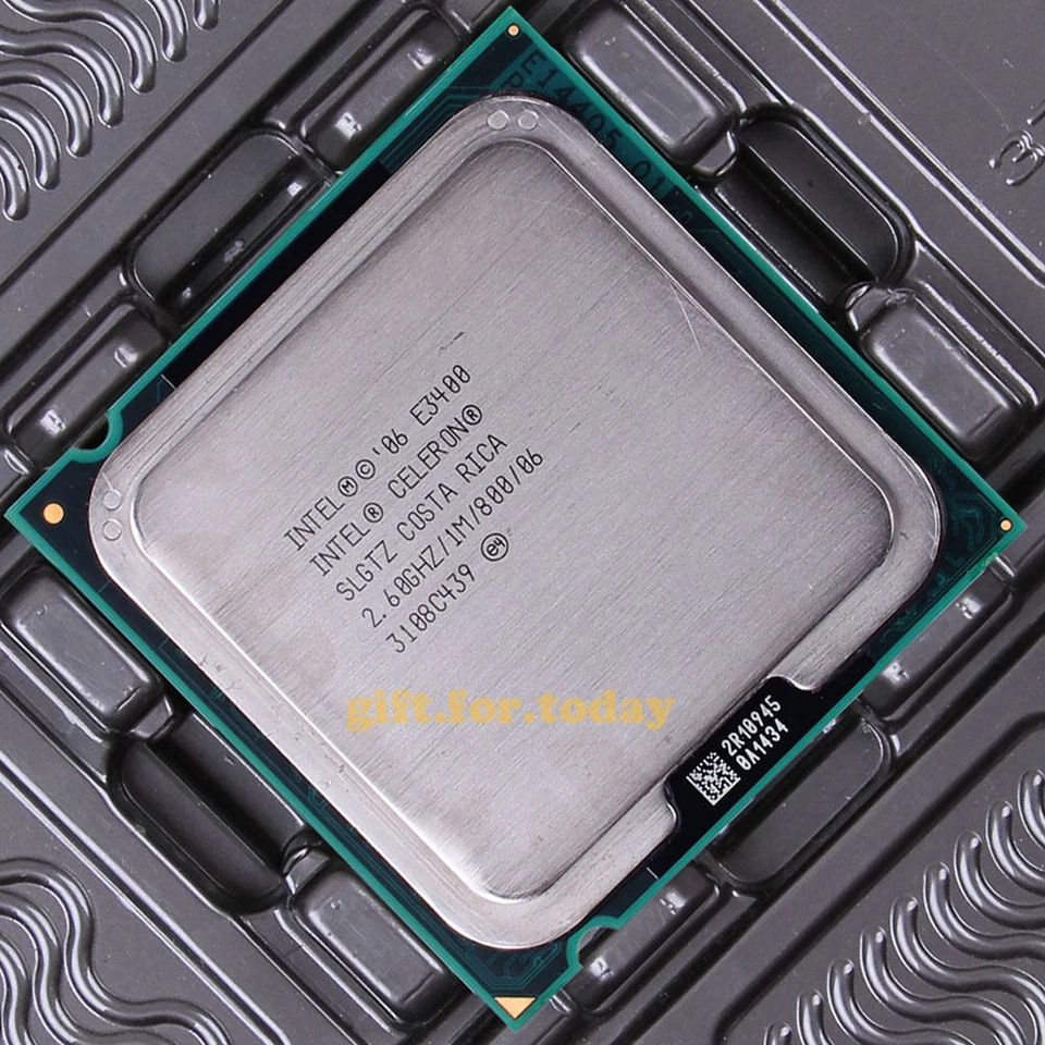 Original Intel Celeron E3400 2.6 GHz Dual-Core (BX80571E3400) Processor CPU - Image 1 of 1
