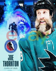 Foto de hockey de Joe Thornton Salón de la Fama Clase de 2025 San Jose Sharks 8x10 NHL - Imagen 1 de 1
