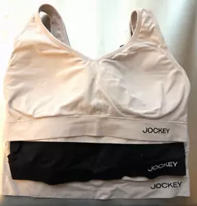 3 Jockey Women's Seamless Bra Sz XXL Smoothing Sport Gym Workout Casual - Picture 1 of 2