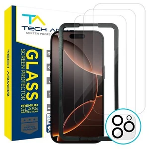 Tech Armor Screen Protector for iPhone 16 Pro 6.3 inch - Ballistic Tempered G... - Picture 1 of 6