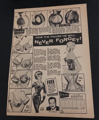 1963 年好莱坞弗雷德里克斯 - 复古杂志印刷广告 — 第 1/2 张图片