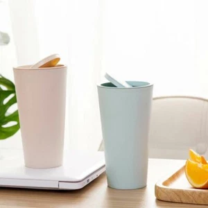 Waste Bin Small Trash Can Mini Desktop Litter Trash Little Tabletop Trash box - Picture 1 of 14