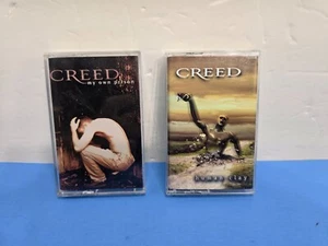 Creed Cassette Tape Lot of 2 My Own Prison and Human Clay - Picture 1 of 11