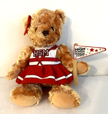 Oso de peluche Disney Wildcat Cheerleader 14" High School Musical The Ice Tour Foto 1 de 4