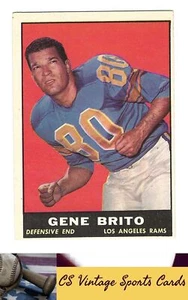 1961 Topps #54 Gene Brito - Picture 1 of 2