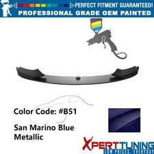 Fits 14-20 BMW F32 4 Series M Style Front Lip PP #B51 San Marino Blue Metallic