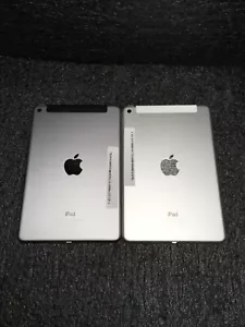 Apple Ipad Mini 4 Wi-Fi/Cellular 16GB MK872LL/A A1550 LOT OF 2 - Picture 1 of 6