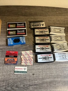 Vintage lot of double edge razor blades 30s-50s Personna Kronna Gillette Etc - Picture 1 of 18
