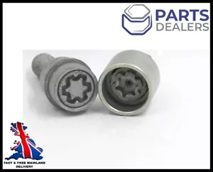 AUDI LOCKING KEY Q3 Q5 Q7 WHEEL NUT BOLT CODE LETTER "H" + LOCKING BOLT GENUINE - Picture 1 of 9