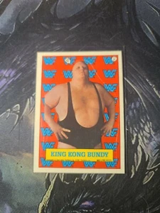 King Kong Bundy 1987 Topps Sticker WWE Wrestling Card No. 12 - Picture 1 of 2