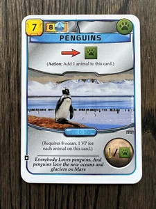 Tarjeta Terraforming Mars 212 Penguins Promo Oficial Inglés NUEVO - Imagen 1 de 1