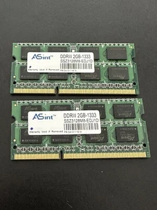 ASint 2x DDR3 2GB 1333 SO-DIMM - Afbeelding 1 van 1