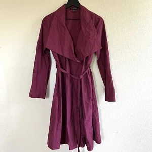 Eileen Fisher Rasberry leichter Trenchcoat Gr. XS - Bild 1 von 5