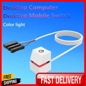 2 m/4 m Netzschalter, mechanischer Schaft, LED-Leuchten, Motherboard-Stromversor - Afbeelding 1 van 33