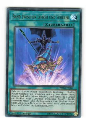 Yugioh BAND ZWISCHEN LEHRER UND SCHÜLER , dupo-de017 Ultra Rare deutsch NM  - Bild 1 von 2