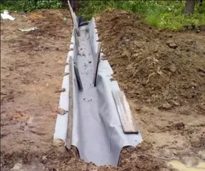 GEOFAB Drainage Fabric Geofabric 2 x Widths Construction Landscaping Geotextile - Picture 1 of 13