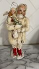 Figurine Debbee Thibault Good Tidings Santa Angel édition limitée art folklorique