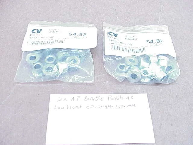 20 New AP Brake Hat / Rotor Low Float Rotor Bobbins AP2494-1342MM NASCAR Foto 1 de 1